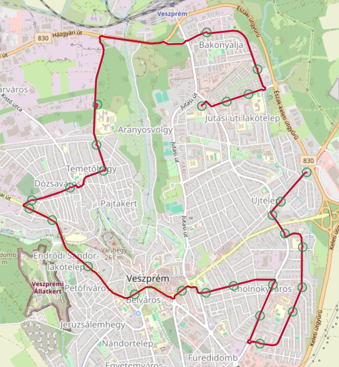 15-ös Haszkovó – Kádártai út