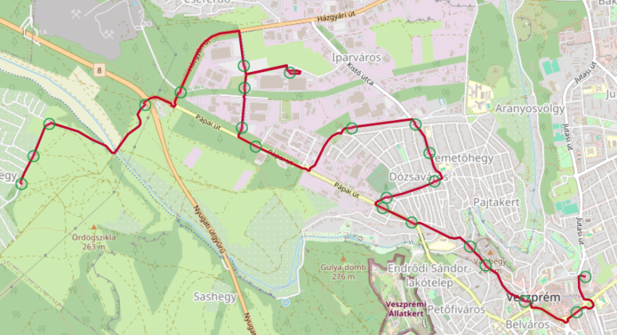 18-as Csatárhegy – Henger utca – Autóbusz-állomás