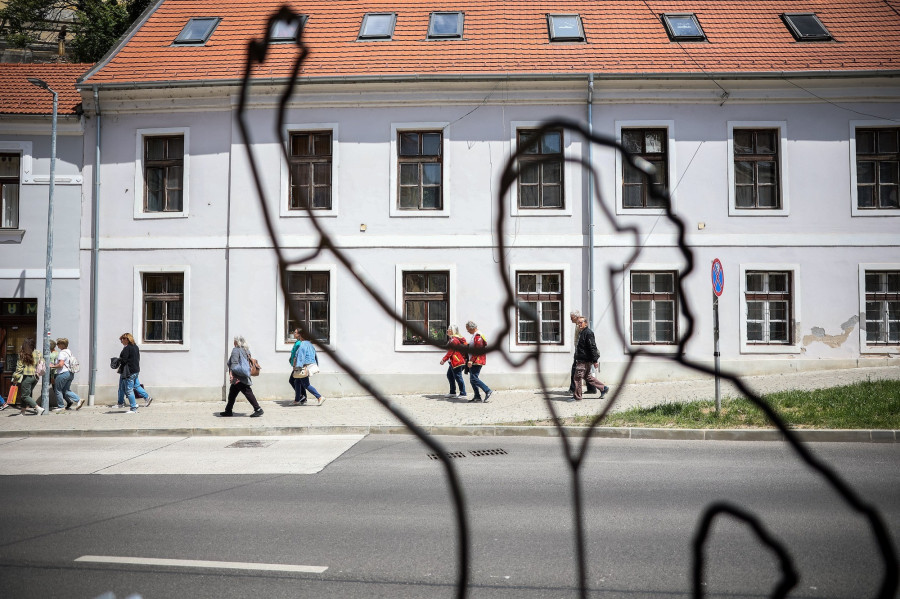 Közös gyalogláson is részt vehettek az érdeklődők (Fotó: Vámosi Patrik)