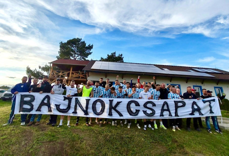 Az Öskü bajnokcsapata a vármegye II-ben