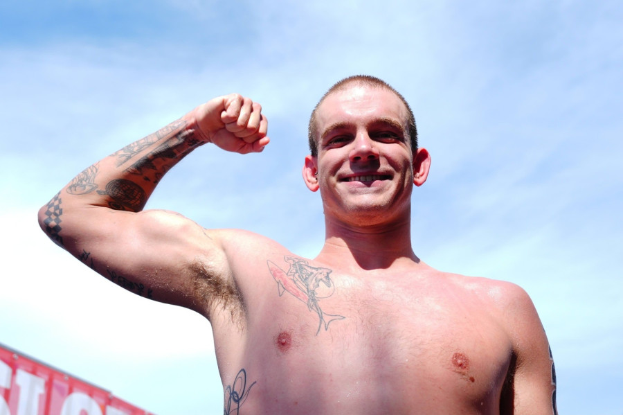 Rasovszky Kristóf mindenkit maga mögé utasított - Fotó: MÚSZ Facebook