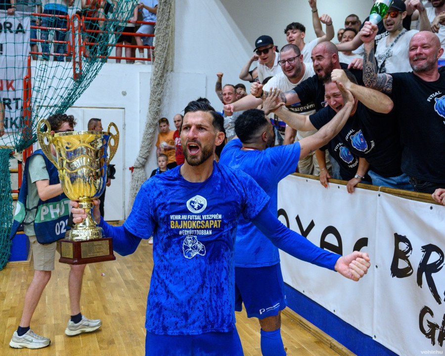 Tatai József magyar bajnokként búcsúzik a veszprémi csapattól