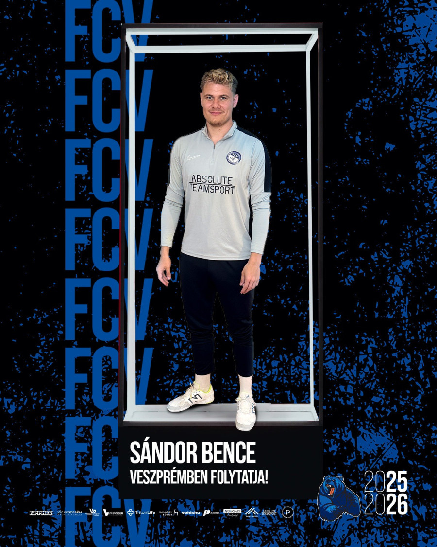 Sándor Bence Veszprémben folytatja! - fotó: VEHIR.HU Futsal Veszprém