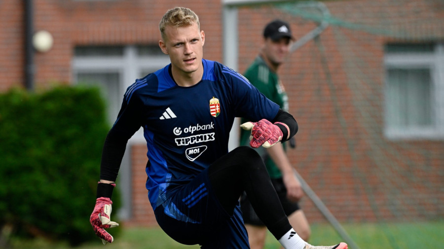 Tóth Balázs a magyar labdarúgó-válogatott edzésén az MLSZ Telki Edzõközpontjában 2025. június 3-án. A magyar csapat június 6-án Svédország válogatottját fogadja a Puskás Arénában, négy nappal késõbb pedig Azerbajdzsán együttese ellen Bakuban lép pályára.MTI/Koszticsák Szilárd