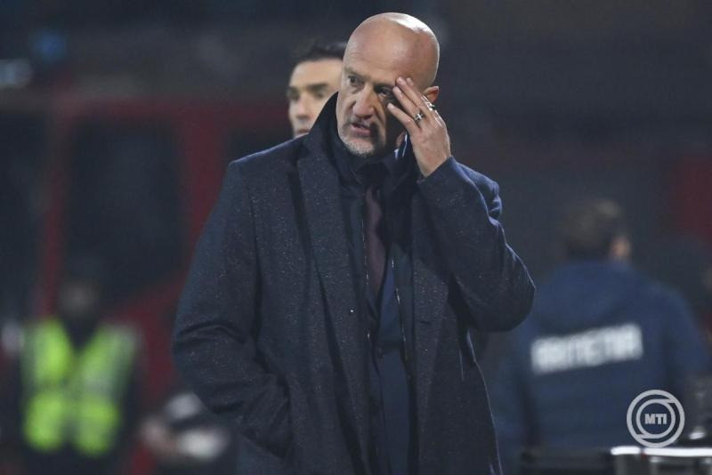 Marco Rossi szövetségi kapitány az Örményország - Magyarország labdarúgó világbajnoki selejtező mérkőzésen a jereváni Szargszján Köztársasági Stadionban 2025. november 13-án. MTI/Czeglédi Zsolt