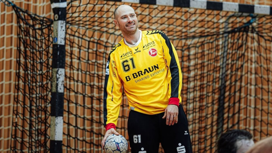 Bartucz László négy védést mutatott be - Fotó: MT Melsungen Facebook