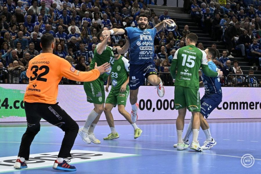 Imanol Garciandia, a Szeged (k) játékosa a férfi kézilabda Bajnokok Liga csoportkörében játszott OTP Bank - Pick Szeged - Eurofarm Peliszter mérkőzésen a szegedi Pick Arénában 2025. november 20-án. A Szeged 35-20-ra győzött. MTI/Hegedüs Róbert