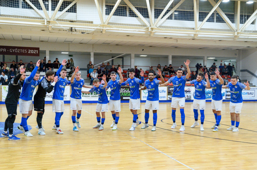 A címvédő Veszprém továbbra is hibátlanul listavezető (archív fénykép)