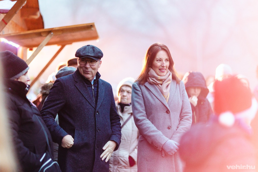 Porga Gyula polgármerster és Sótonyi Mónika, alpolgármester