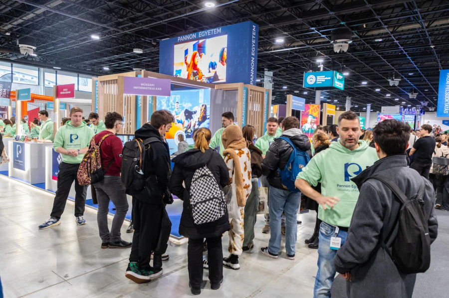 A Pannon Egyetem standja egy korábbi évben (fotó: Gáti Kornél / Pannon Egyetem, archív)