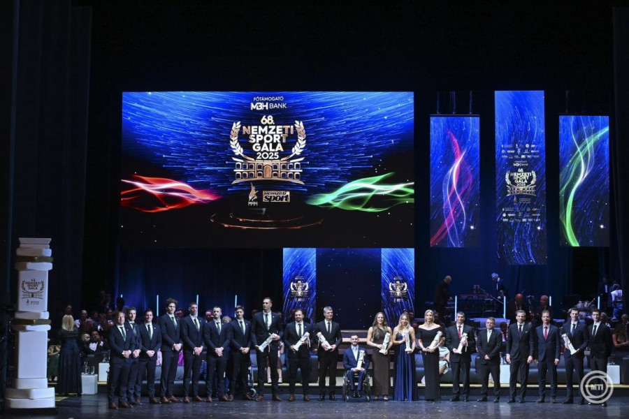 Díjazottak a 68. Nemzeti Sport Gálán a Magyar Állami Operaházban 2026. január 12-én. MTI/Illyés Tibor