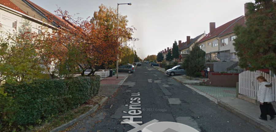 A Hérics utca jelenlegi állapota