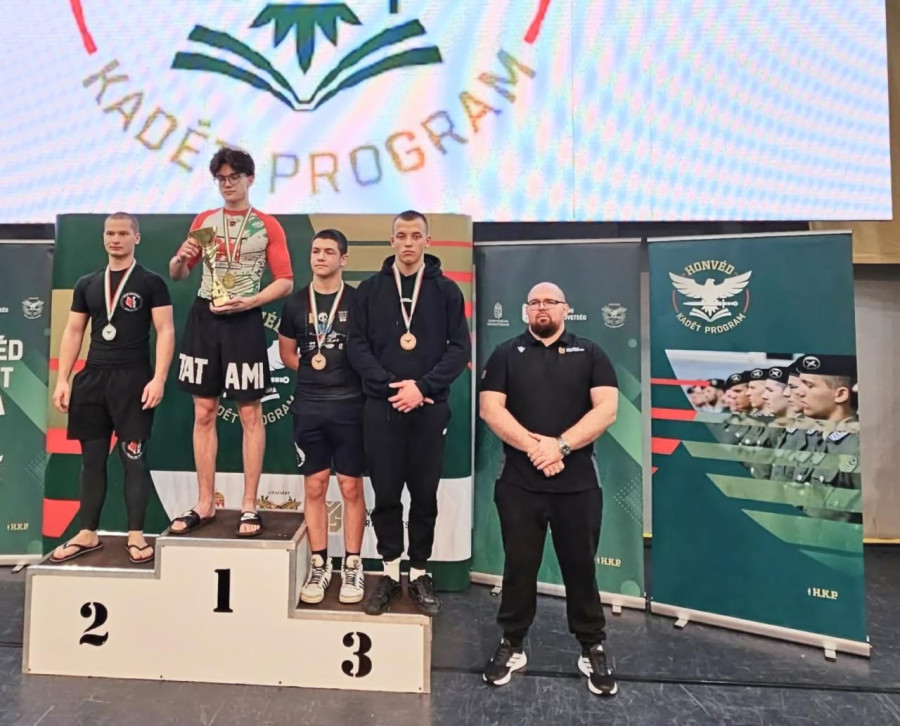 Győrfi Gergely a dobogó harmadik fokára állhatott - Fotó: VESC