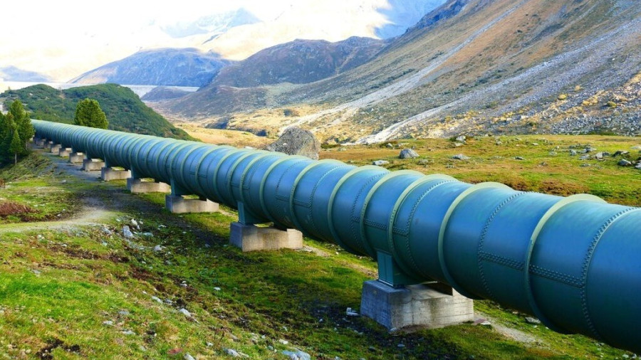 Illusztráció. Gázvezeték Európában