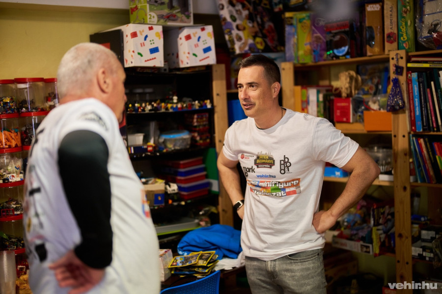 Prevics Attila, főszervező és Ovádi Péter, országgyűlési képviselő, a játék támogatója